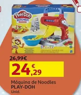 Auchan Máquina de noodles play doh promoção