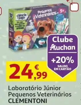 Lab junior clementoni pequenos veterinarios