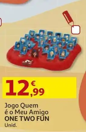 Auchan Jogo one two fun quem e o meu amigo promoção