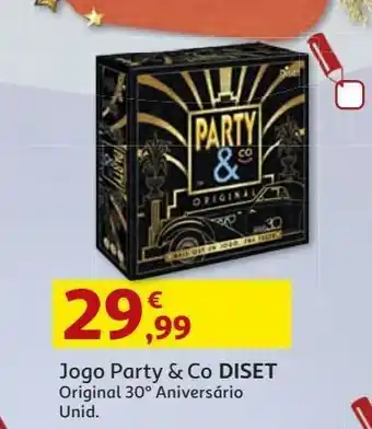 Auchan Jogo party & co diset original 30º aniversário promoção