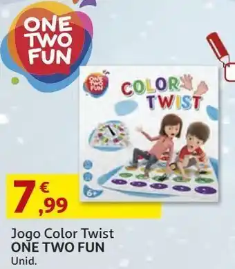 Auchan Jogo one two fun color twist promoção