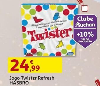 Auchan Jogo twister refresh hasbro promoção
