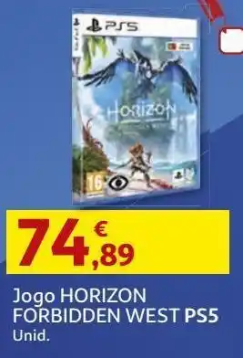 Auchan Jogo horizon forbidden west ps5 promoção
