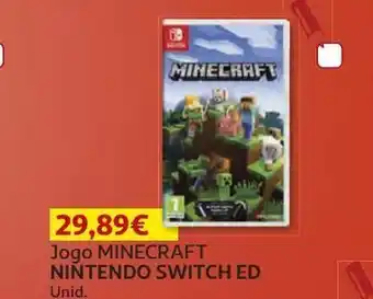 Jogo switch minecraft nintendo switch ed