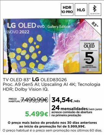 El Corte Inglés Smart tv lg promoção