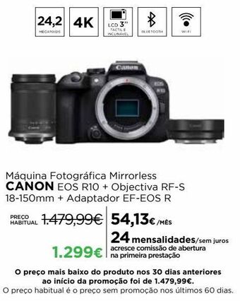 El Corte Inglés Câmera fotográfica canon promoção