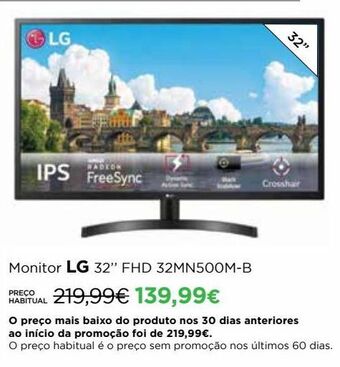 El Corte Inglés Monitor lg promoção