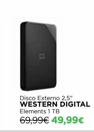 El Corte Inglés Disco externo 1tb promoção