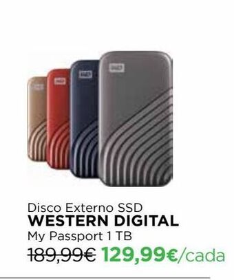 El Corte Inglés Disco externo promoção