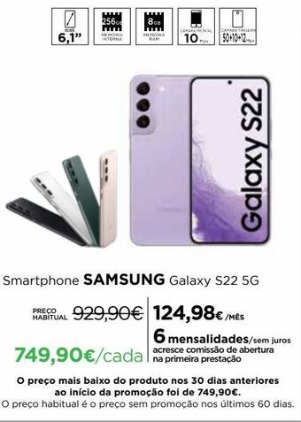 El Corte Inglés Smartphones samsung promoção