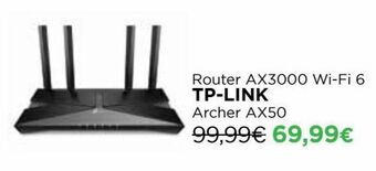 El Corte Inglés Roteador tp-link promoção