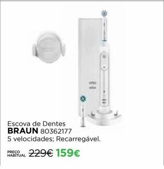 El Corte Inglés Escova de dentes elétrica braun promoção