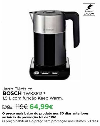 El Corte Inglés Jarra de cozinha bosch promoção
