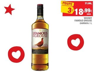 Continente Whisky Famous Grouse 1L promoção