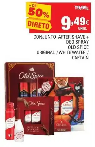 Continente Conjunto After Shave + Deo Spray promoção