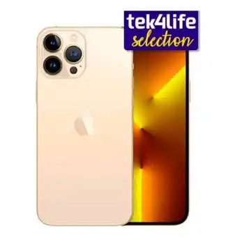 Tek4life Smartphone apple iphone 13 pro max 256gb gold - recondicionado grade a+ promoção