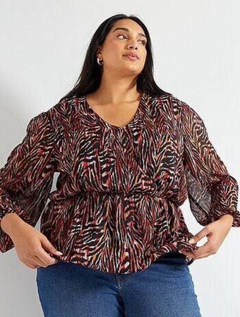 Kiabi Blusa com motivo promoção