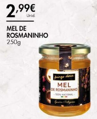 Pingo Doce Mel de Rosmaninho 250g promoção