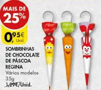 Pingo Doce Sombrinhas de Chocolate de Páscoa Regina 35g promoção