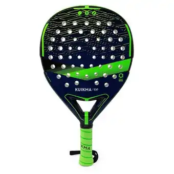 Decathlon Raquete de padel adulto - kuikma pr 530 azul verde promoção
