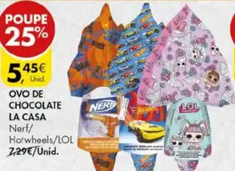 Pingo Doce Ovo de Chocolate la Casa promoção