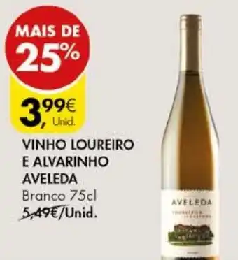 Pingo Doce Vinho Loureiro e Alvarinho Aveleda 75cl promoção