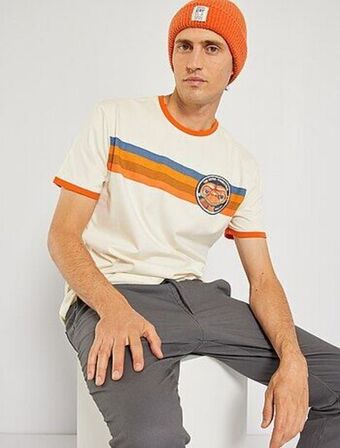 Kiabi T-shirt 'e.t' com gola redonda promoção