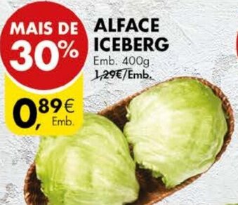 Pingo Doce Alface Iceberg 400g promoção