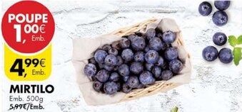 Pingo Doce Mirtilo 500g promoção