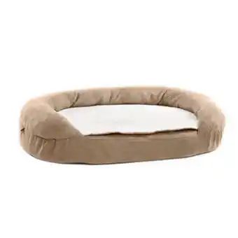Ombala cama ortopédica castanha para cães