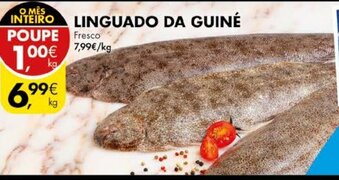 Pingo Doce Linguado da Guiné promoção