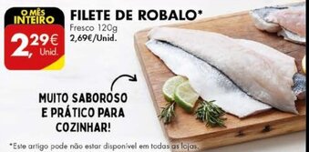 Pingo Doce Filete de Robalo 120g promoção