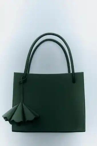 ZARA Mini tote bag pormenor adorno promoção