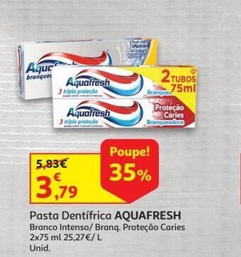 Auchan Pasta dentífrica aquafresh promoção