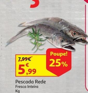 Auchan Pescada rede fresca kg promoção