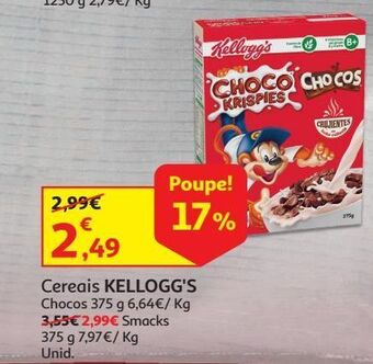 Auchan Cereais kellogg's promoção
