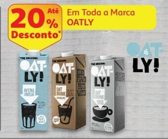 Auchan Bebida oatly promoção