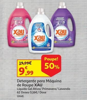 Auchan Det. roupa máq. liquído xau promoção
