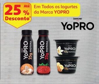 Auchan Iogurte líquido yopro promoção