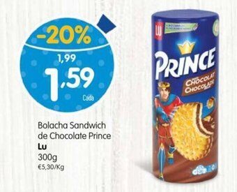 Minipreço Bolacha Sandwich de Chocolate Prince Lu 300g promoção