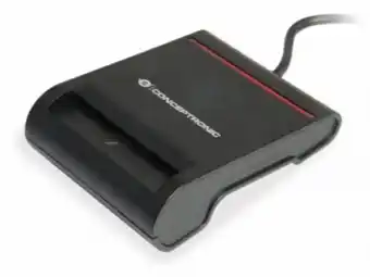 Conceptronic leitor de cartao cidadao black usb  #black november#