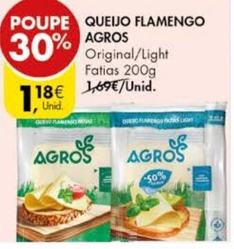 Pingo Doce Queijo Flamengo Agros 200g promoção