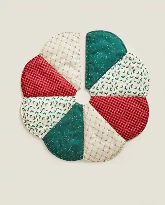 ZARA HOME Base de árvore de natal patchwork promoção