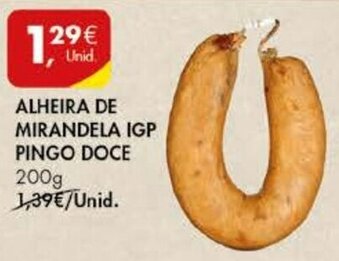 Pingo Doce Alheira de Mirandela IGP Pingo Doce 200g promoção