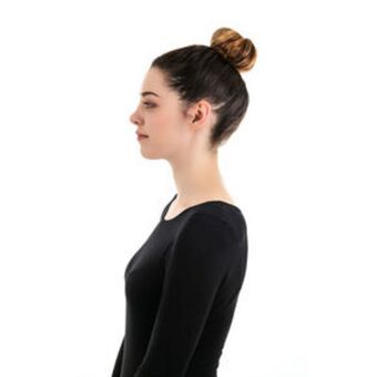 Claire's Small brown hair bun doughnut promoção