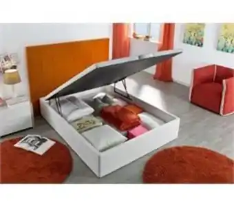 Conforama Sommier polipele branco square box promoção