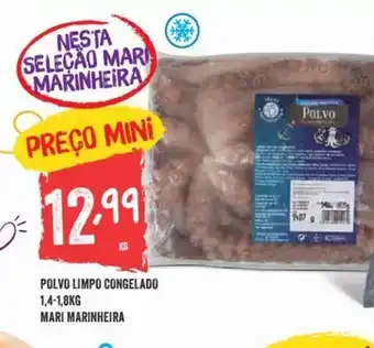 Minipreço Polvo Limpo Congelado 1.4-1.8kg promoção