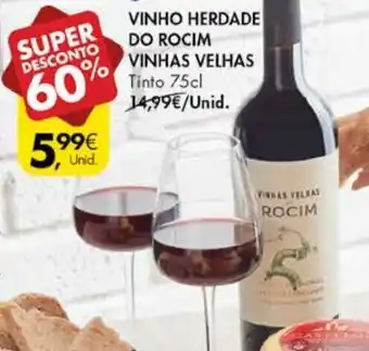 Pingo Doce VInho Herdade do Rocim Vinhas Velhas 75cl promoção