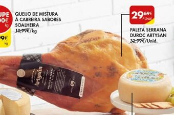 Pingo Doce Paleta Serrana Duroc Artysan promoção
