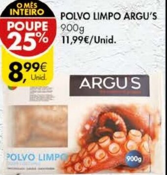 Pingo Doce Polvo Limpo Argu's 900g promoção